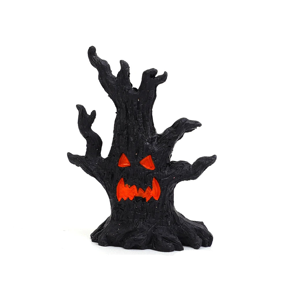 Halloween Dryad Micro Landscape Ornaments Horror Atmosphere Mini Dryad Shape Resin Ornament for Halloween Party Home Craft Decor 7
