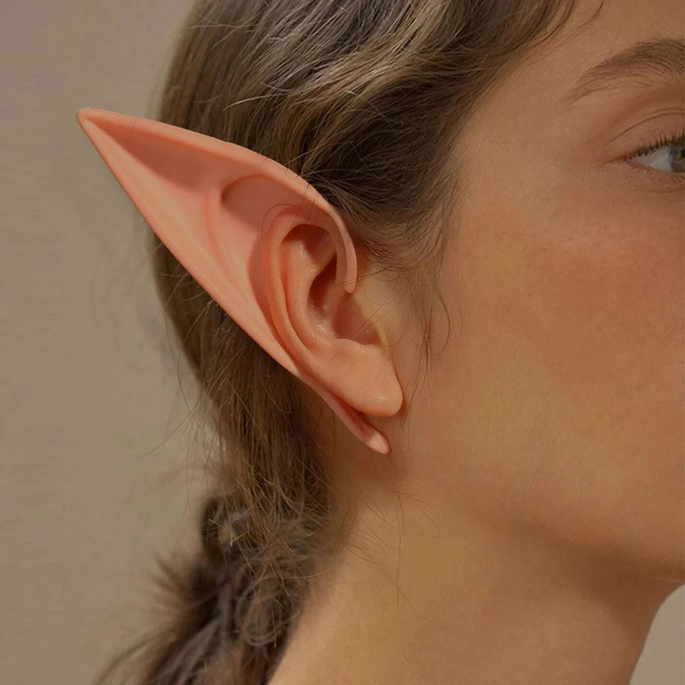 Halloween Elf Ears Latex Simulation Ears Props Fairy Angel Cosplay Mask Halloween Costume Accessories Mascaras Halloween Party 1