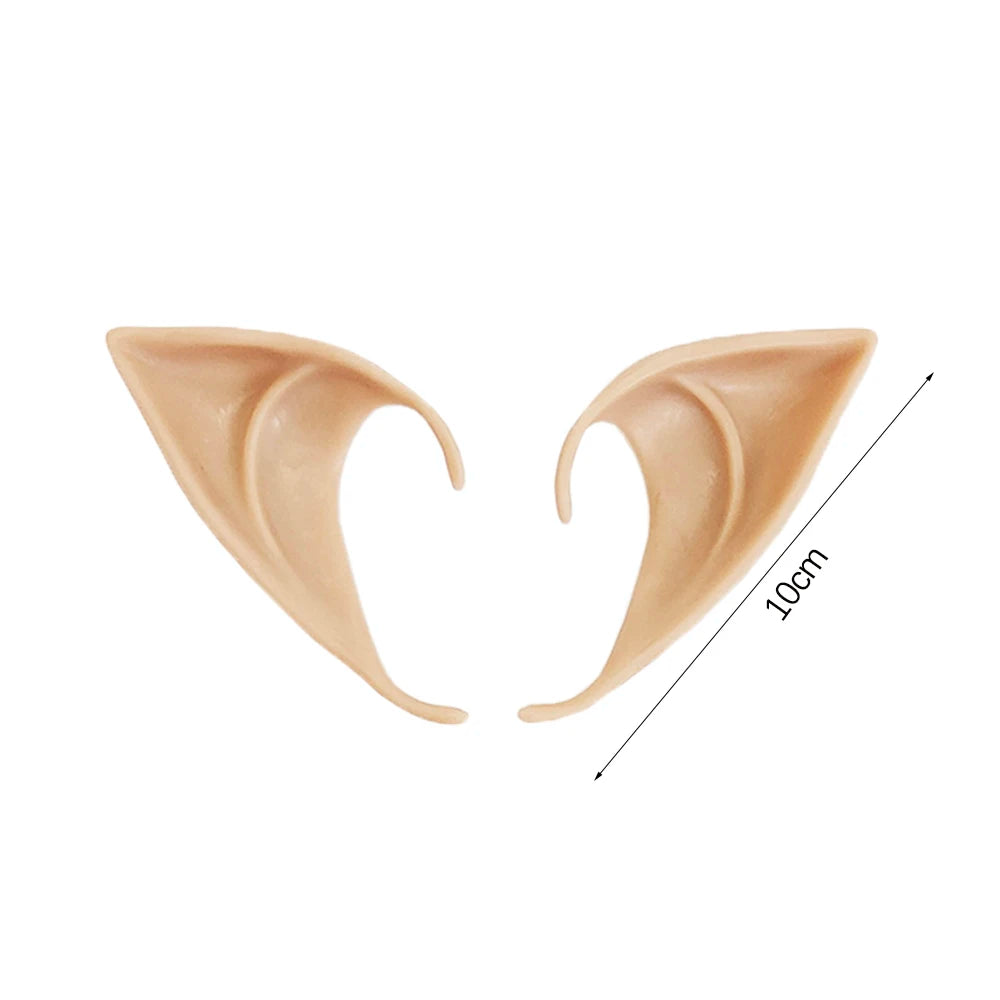 Royallure Halloween Elf Ears Latex Cosplay Fairy Angel Costume Party Accessories