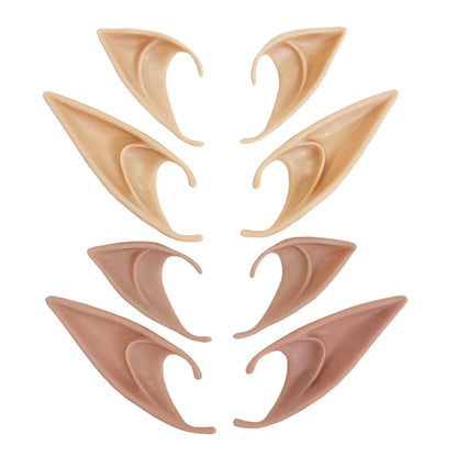 Halloween Elf Ears Latex Simulation Ears Props Fairy Angel Cosplay Mask Halloween Costume Accessories Mascaras Halloween Party 2