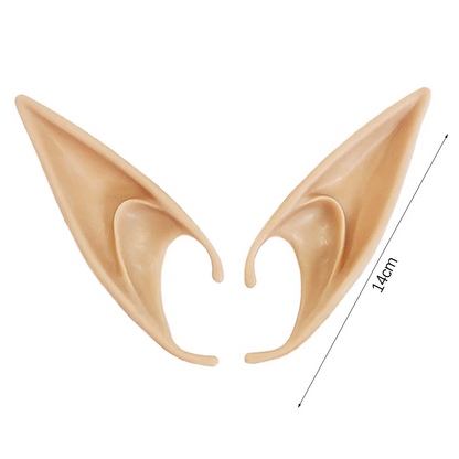 Royallure Halloween Elf Ears Latex Cosplay Fairy Angel Costume Party Accessories