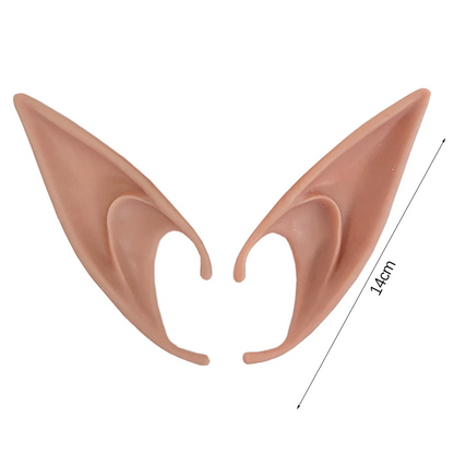 Royallure Halloween Elf Ears Latex Cosplay Fairy Angel Costume Party Accessories