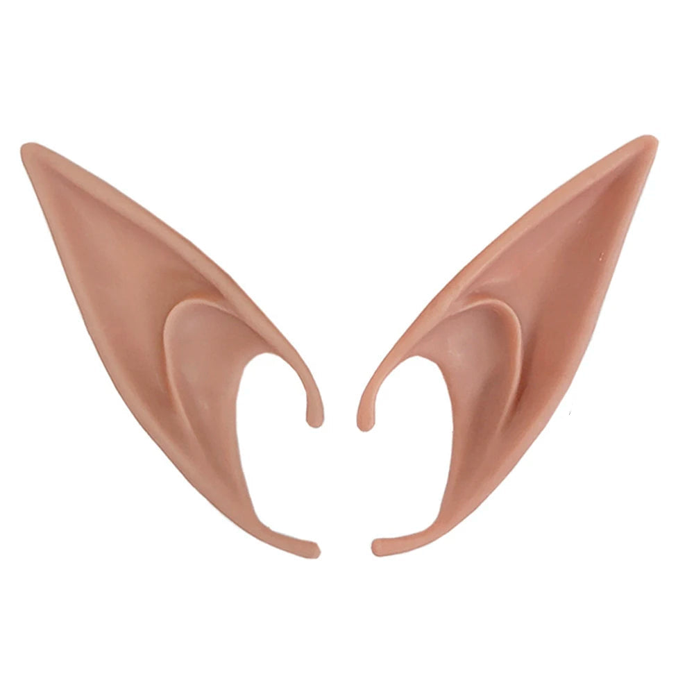 Halloween Elf Ears Latex Simulation Ears Props Fairy Angel Cosplay Mask Halloween Costume Accessories Mascaras Halloween Party 21