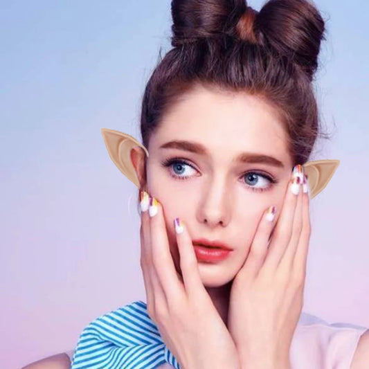 Halloween Elf Ears Latex Simulation Ears Props Fairy Angel Cosplay Mask Halloween Costume Accessories Mascaras Halloween Party 4