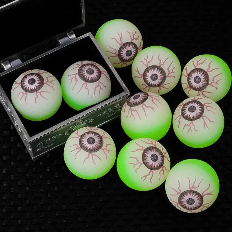 Halloween Eyeball Glow in The Dark Bouncy Ball Decoration Haunted House Home Bar Horror Props Luminous Fake Eyeballs Wholesale 5