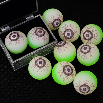 Halloween Eyeball Glow in The Dark Bouncy Ball Decoration Haunted House Home Bar Horror Props Luminous Fake Eyeballs Wholesale 5