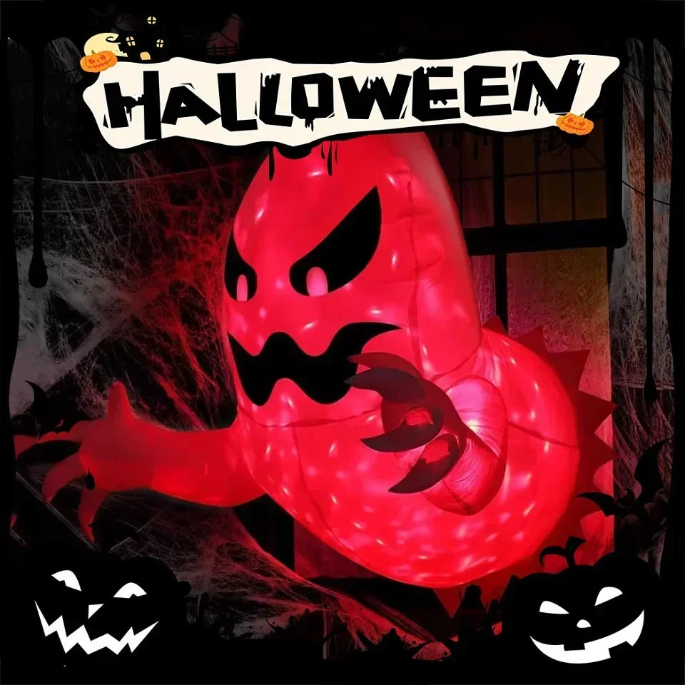 Halloween Ghost Scary Inflatable Giant Blow Up Air Inflation Phantom Unique Coming Party Outside Yard Garden Lawn Decor Props 3