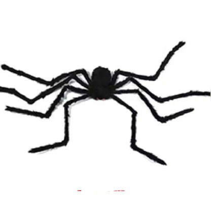 Halloween Giant Spider Decorations, Scary Large Spider Props for Halloween Decorations Indoor and Outdoor Yard Party 10