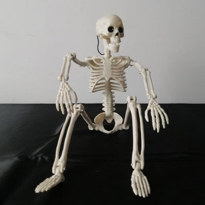 Halloween Human Skeleton 40CM-90CM Movable Skeleton, Human Skeleton Halloween Horror Decorations, Haunted House Horror Props 0