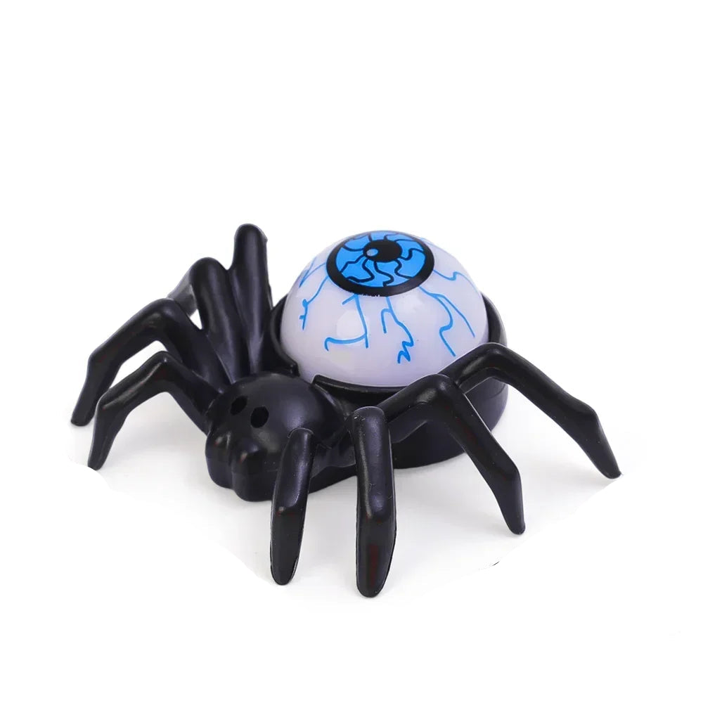 Halloween LED Spider Lighting Ornament Horror Glow Spider Eyeball Skull Lamp Haunted House Home Party Candle Decoration Supplies 10