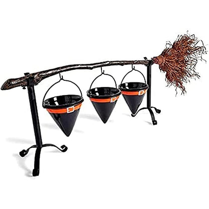 Halloween Pumpkin Snack Plates Rack Witch Bowl Dessert Fruit Dishes Party Buffet Display Tray For Food Plates Decoration 8