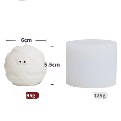 LuxRoyale Halloween Silicone Soap Candle Mold Ghost Pumpkin DIY Aromatherapy Decor