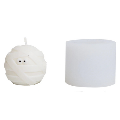 LuxRoyale Halloween Silicone Soap Candle Mold Ghost Pumpkin DIY Aromatherapy Decor