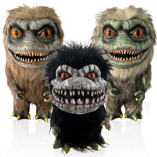 Halloween Stuffed Critters Plush Doll Creepy Prop Goth Plushie Cute Creative Calico Animal Monster Toys Figure Ornament Gifts 0