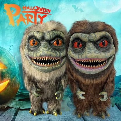 Halloween Stuffed Critters Plush Doll Creepy Prop Goth Plushie Cute Creative Calico Animal Monster Toys Figure Ornament Gifts 1