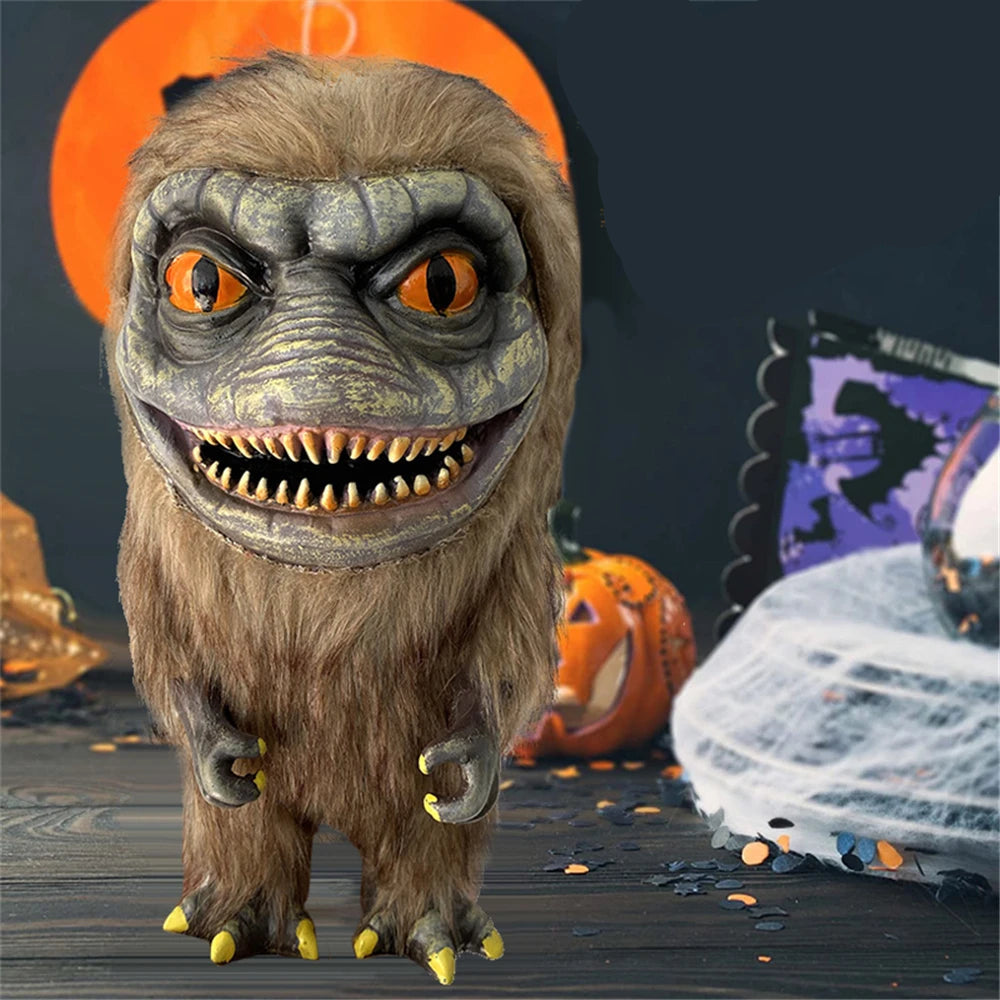 Halloween Stuffed Critters Plush Doll Creepy Prop Goth Plushie Cute Creative Calico Animal Monster Toys Figure Ornament Gifts 2