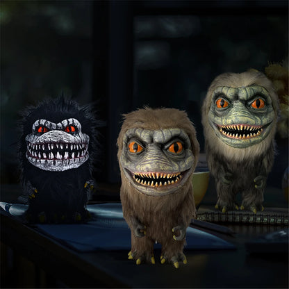 Halloween Stuffed Critters Plush Doll Creepy Prop Goth Plushie Cute Creative Calico Animal Monster Toys Figure Ornament Gifts 3