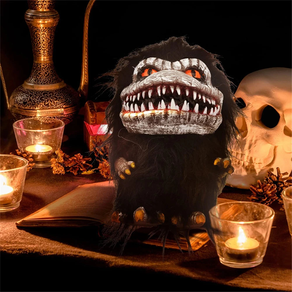 Halloween Stuffed Critters Plush Doll Creepy Prop Goth Plushie Cute Creative Calico Animal Monster Toys Figure Ornament Gifts 7