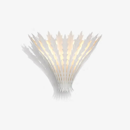 RoyaleGlow Gold Leaf Wall Sconce - Modern Decorative Metal Light Fixture - Royale Basic