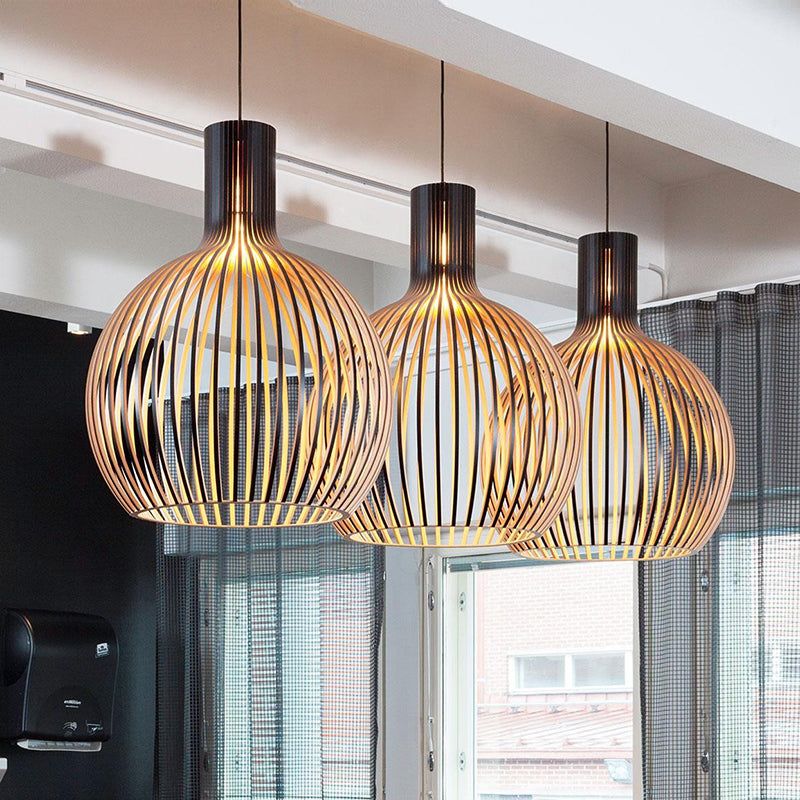 Handmade Wooden Pendant Lamp - RustikAura