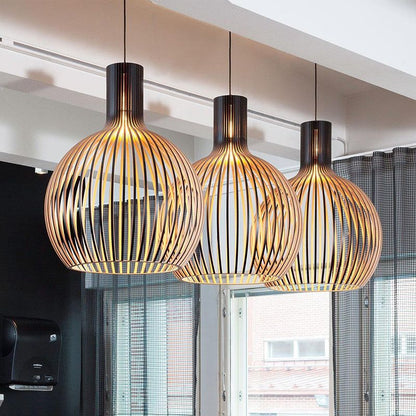 Handmade Wooden Pendant Lamp - RustikAura