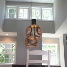 Handmade Wooden Pendant Lamp - RustikAura