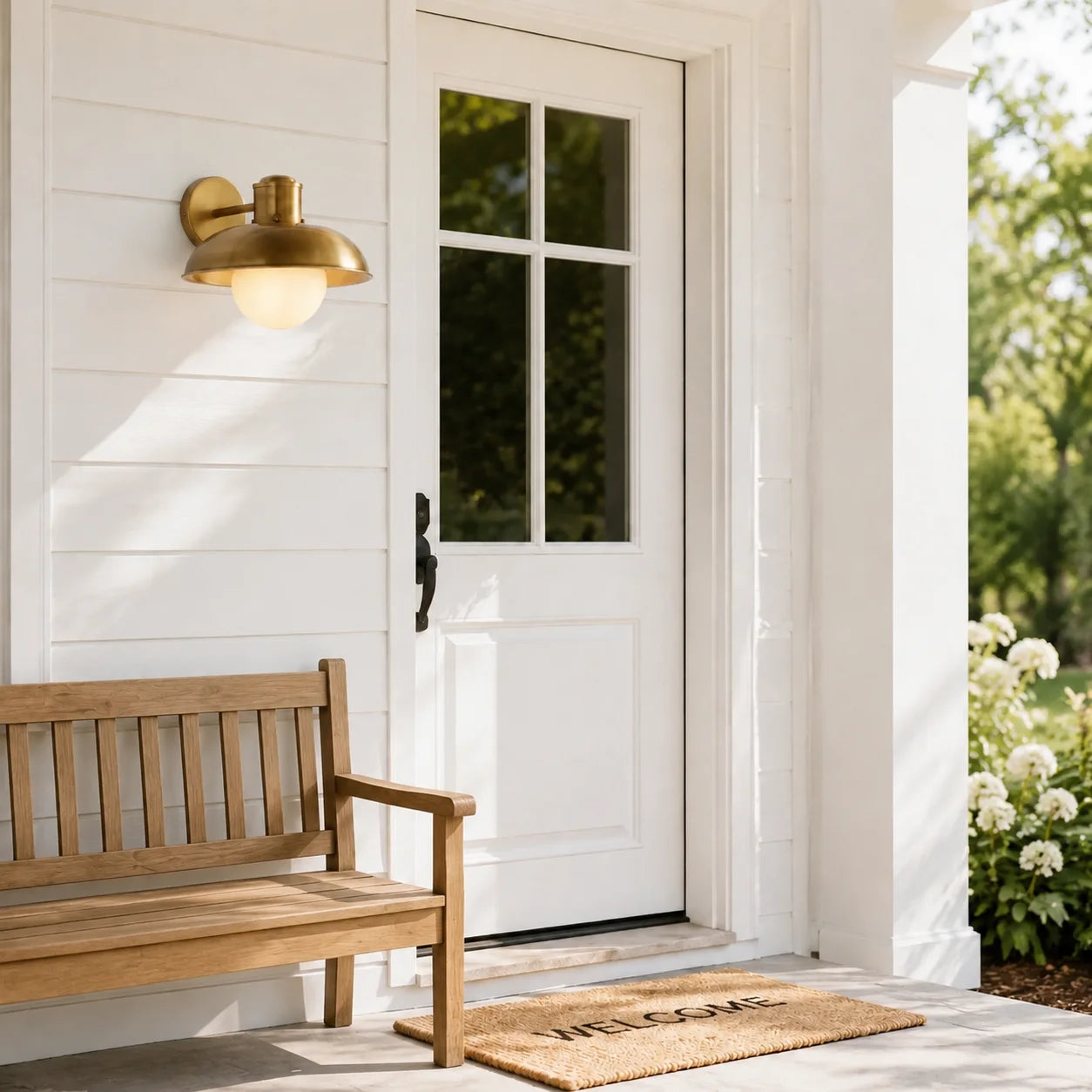Harlan Industrial Milk Glass Wall Sconce 7