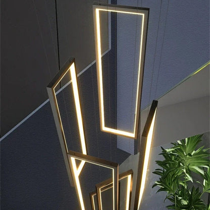 Haze Rectangle Pendant Chandelier 4