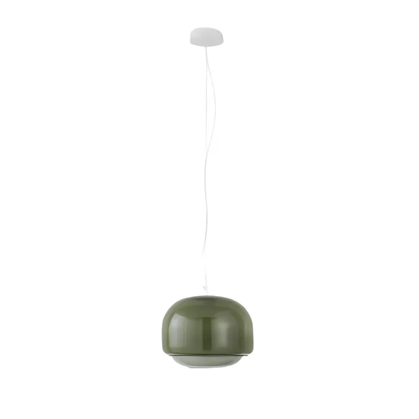 RoyaleGlow Nordic Double-Dome Glass Pendant Light - Modern Ceiling Lamp
