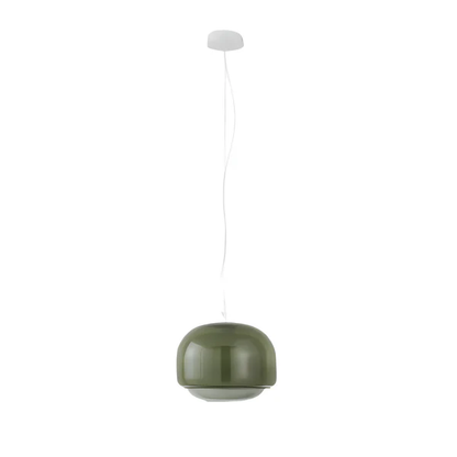 RoyaleGlow Nordic Double-Dome Glass Pendant Light - Modern Ceiling Lamp
