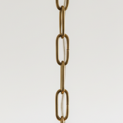 Royelux Modern Farmhouse White Linen Drum Pendant Light