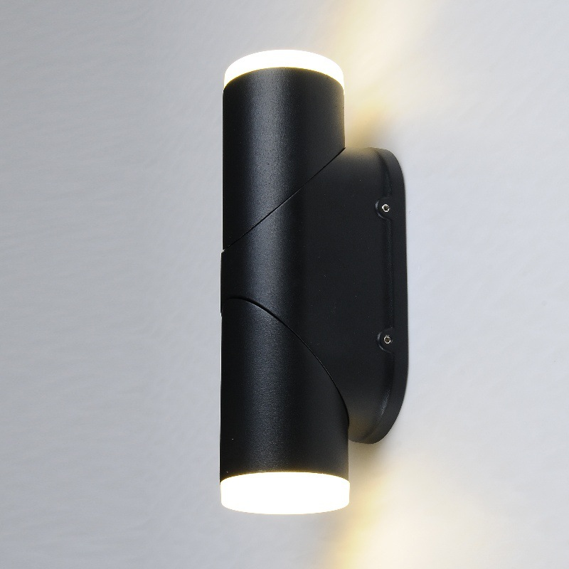 RoyaleGlow Swivel Outdoor Wall Sconce- 13W IP54 Up/Down LED for Porch & Patio