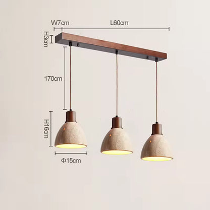 LuxRoyale Three Light Linear Pendant Chandelier for Kitchen Island, Dining, Living Room