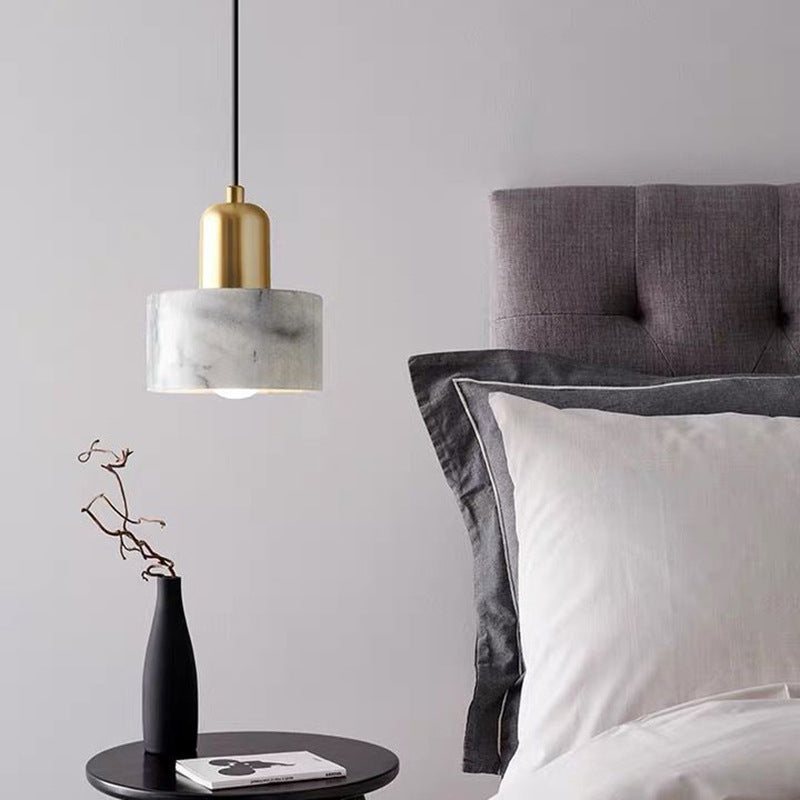 LuxRoyale Marble Pendant Light-Modern Hanging Lamp for Dining Room Kitchen Island