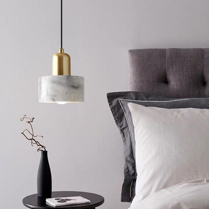 LuxRoyale Marble Pendant Light-Modern Hanging Lamp for Dining Room Kitchen Island