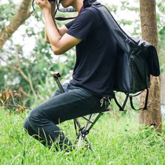 RoyaleGlow Walking Stick With Seat For Easy Resting