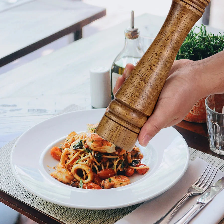 Royallure Stainless Steel Salt & Pepper Mill with Adjustable Grinder — Easy Refill & Long-Lasting
