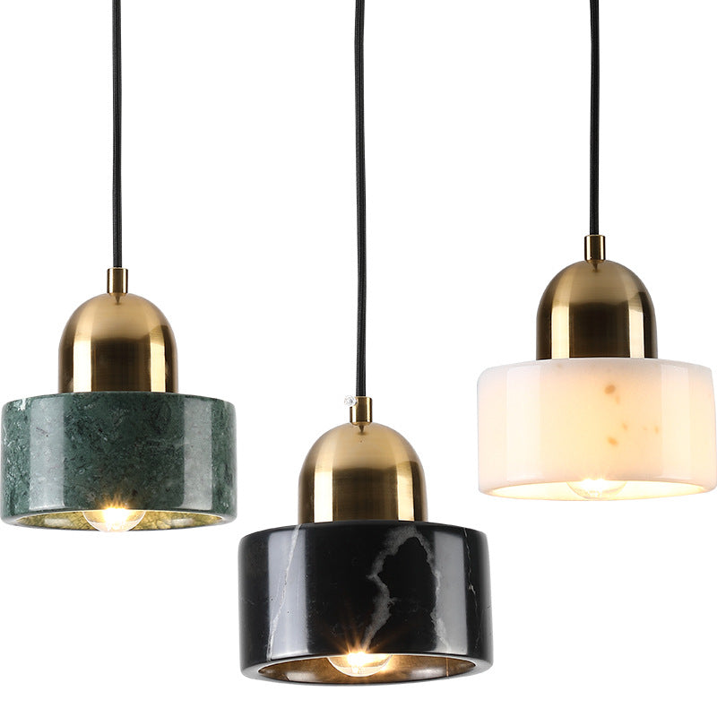 LuxRoyale Marble Pendant Light-Modern Hanging Lamp for Dining Room Kitchen Island