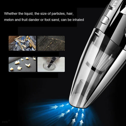 Luxora Handheld Cordless Vacuum Cleaner USB 120W 4000PA for Car Home Pet Hair Wet Dry