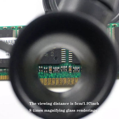 Royaleva LED Glasses Magnifier 8x 15x 23x Adjustable Lens