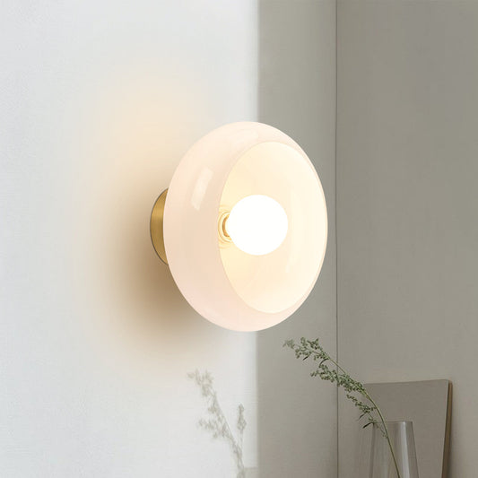 Hearthline 1-Light Dimmable Retro Bowl Shade Wall Sconce (10") 0