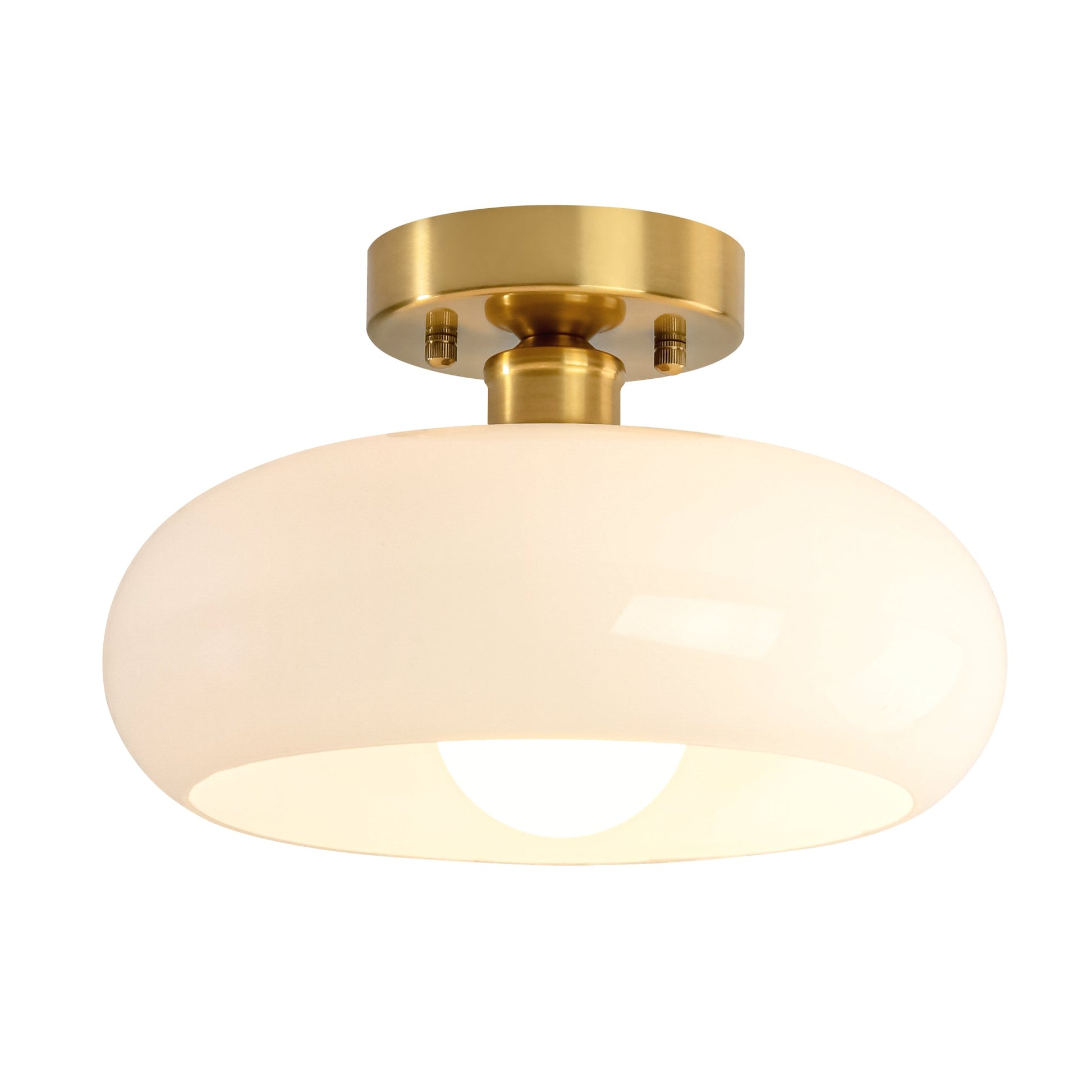 Hearthline 1-Light Dimmable Retro Bowl Shade Wall Sconce (10") 6