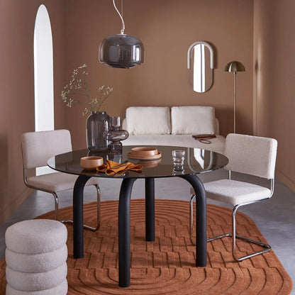 RoyaleGlow Nordic Double-Dome Glass Pendant Light - Modern Ceiling Lamp