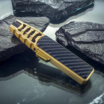 RoyaleGlow Windproof Torch Lighter with Adjustable Flame