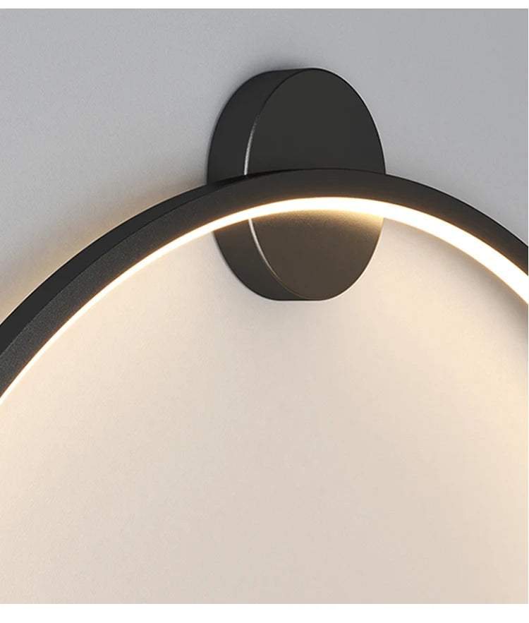 Lumora Premium Circular LED Wall Light with Halo Ambient Glow