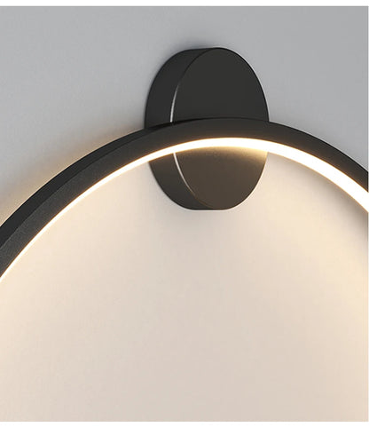 Lumora Premium Circular LED Wall Light with Halo Ambient Glow