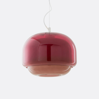 RoyaleGlow Nordic Double-Dome Glass Pendant Light - Modern Ceiling Lamp