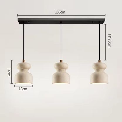 RoyaleGlow Modern Three Light Linear Pendant Chandelier For Kitchen Island