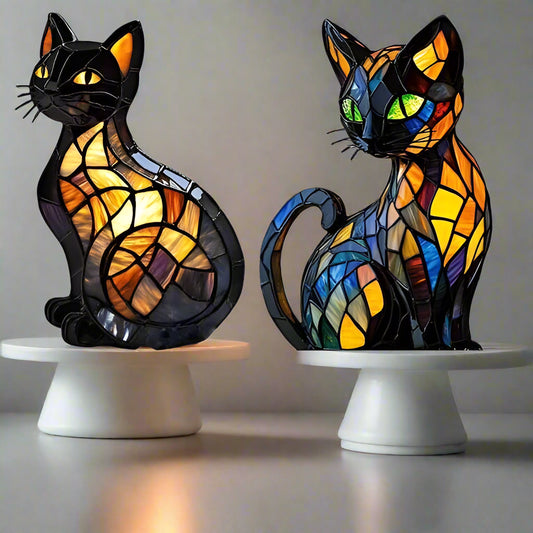 High Quality French Corgi Dog Series Art Night Light LED Resin Animal Night Light Handmade Desk Lamp for Desktop Decorations 0
