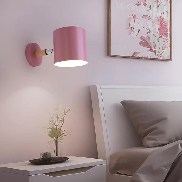 RoyaleGlow Macaron Wall Lamp - LED Bedside Light for Bedroom, Hallway and Living Room